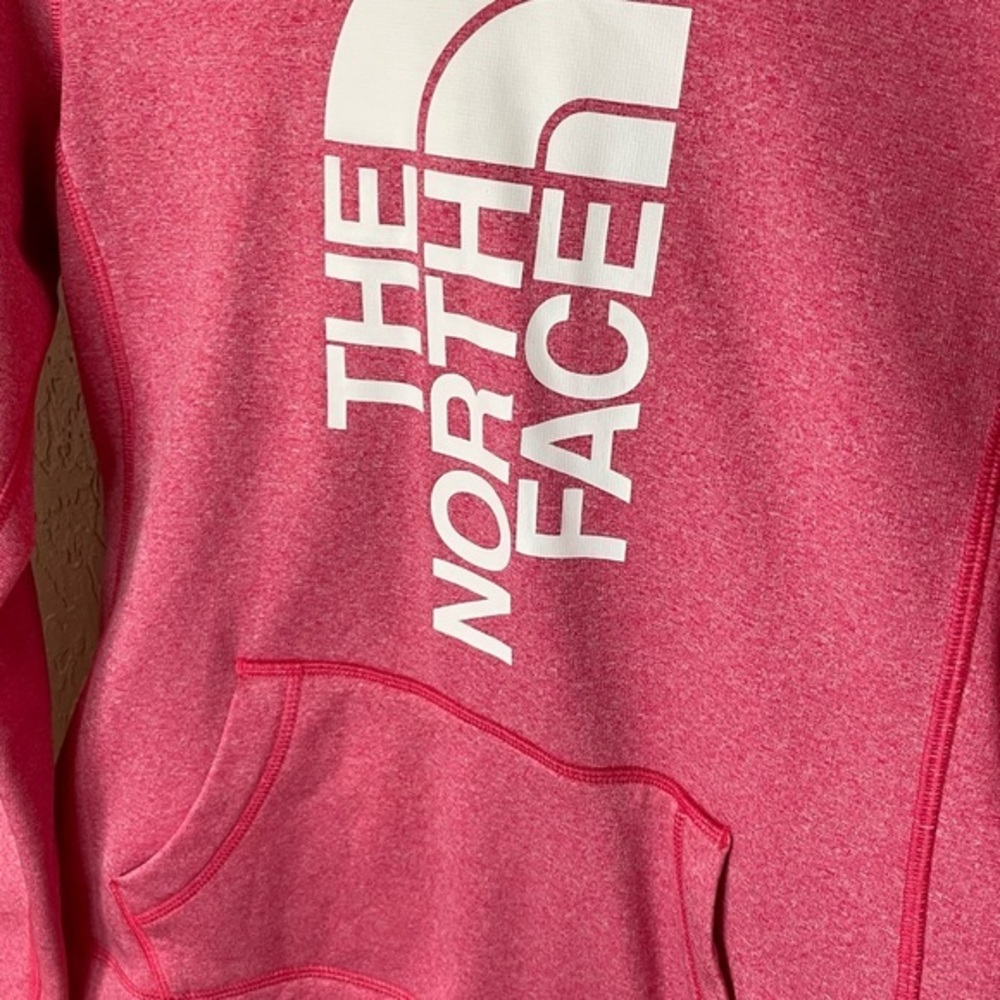 The North Face Heather Pink and White Hoodie with Front‎ Pocket Size Small - Picture 3 of 5